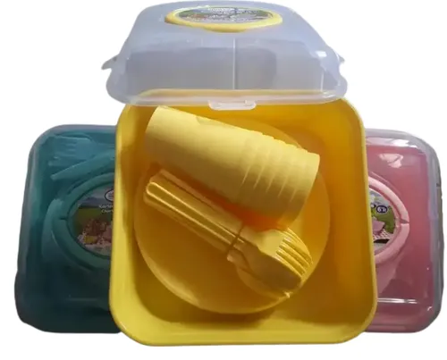 Набор посуды для пикника на 6 персон Violet House цвет в ассортименте - PRORAB