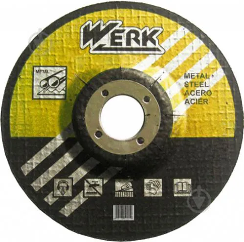Круг отрезной по металлу WERK 125*1,6*22,2мм - PRORAB