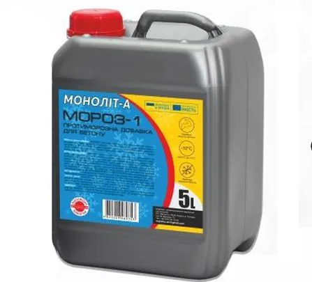 Противоморозная добавка МОНОЛИТ-А Мороз-1 5л для бетонов - PRORAB