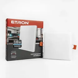 Светильник LED ETRON Decor Power 18w 5000K квадрат 1-EDP-661 - PRORAB image-2