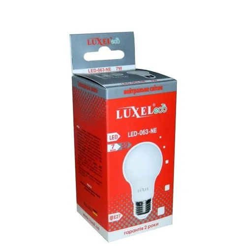 Лампа LED LUXEL Е27 7Вт 063-NE - PRORAB image-1