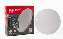 Светильник ЛЕД ETRON круг 1-EIP-905 UFO IP40 15W 5000К - PRORAB image-6