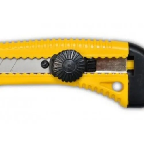Нож строительный FAVORIT 18мм с фиксатором 13-210 - PRORAB image-1