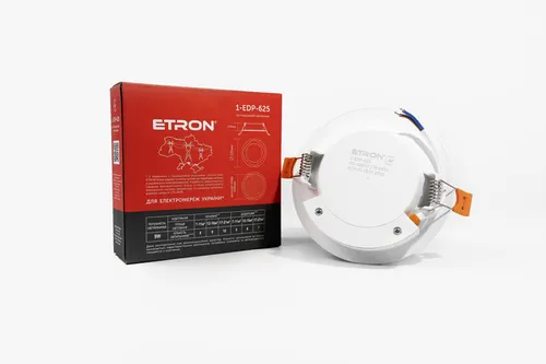 Светильник ЛЕД ETRON круг 1-EDP-625 IP40 9W 4200К - PRORAB image-1