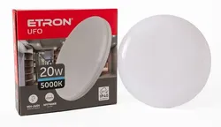 Светильник ЛЕД ETRON круг 1-EIP-908 UFO IP40 20W 5000К - PRORAB image-5