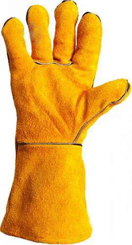 Перчатки DOLONI краги с подкладкой желтые 4507 - PRORAB