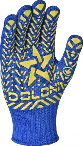 Перчатки DOLONI трикотажные со звездой синие (587) 16-030 - PRORAB