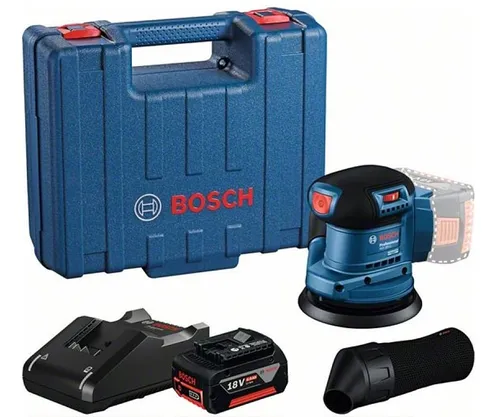 Аккумуляторная эксцентриковая шлифмашина Bosch GEX 185-Li (18 В, 4 А*ч) (06013A5021) - PRORAB