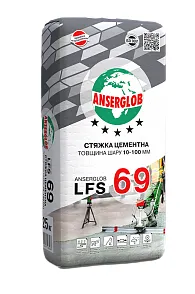 Стяжка напольная ANSERGLOB LFS-69 25кг - PRORAB