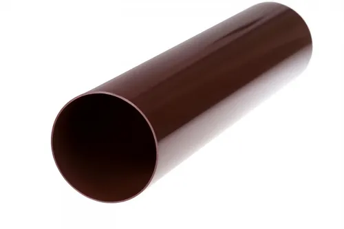 Труба VERAT 3м пластиковая коричневая (цена за шт) - PRORAB image-1