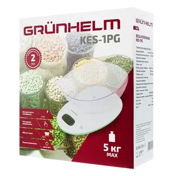 Весы кухонные GRUNHELM KES-1PG - PRORAB image-1