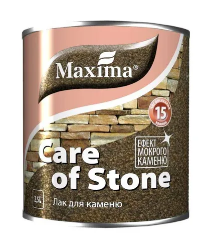 Лак для камня MAXIMA 0,75л матовый. - PRORAB image-1