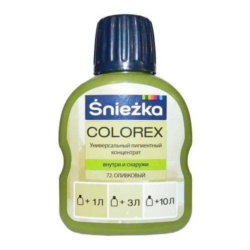 Краситель SNIEZKA Colorex 100мл 72 оливковый - PRORAB image-1