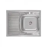 Кухонна мийка IMPERIAL 6080-L Decor 0,8мм - PRORAB