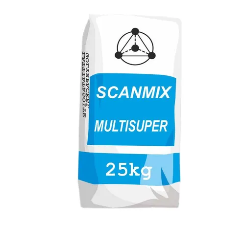 Клей для плитки SCANMIX MULTISUPER 119 25кг серый - PRORAB