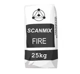 Смесь кладочная термостойкая SCANMIX FIRE 750 25кг - PRORAB image-1
