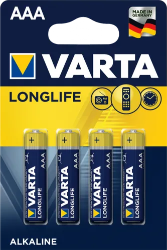 Батарейка VARTA LONGLIFE AAA BLI 4 - PRORAB