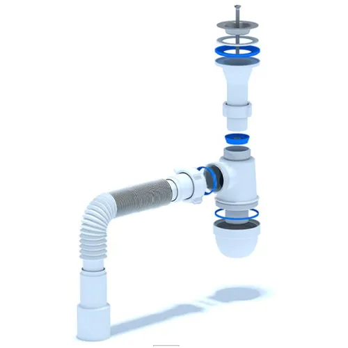 Сифон ANI Plast С2015 с гибкой трубой литая горловина - PRORAB image-1