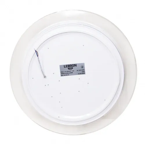 Светильник LED LEBRON L-CL-GALAXY max 45W,3000-4100-6500K 3200Lm O455*75mm 15-25-12-1 - PRORAB image-2