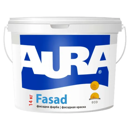 Краска фасадная AURA Fasad 14кг акриловая - PRORAB