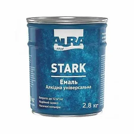 Эмаль алкидная универсальная AURA STARK белая матовая 2,8 кг - PRORAB