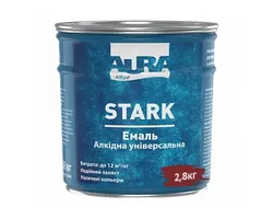 Эмаль алкидная универсальная AURA STARK темно-вишневая 2,8 кг - PRORAB image-2