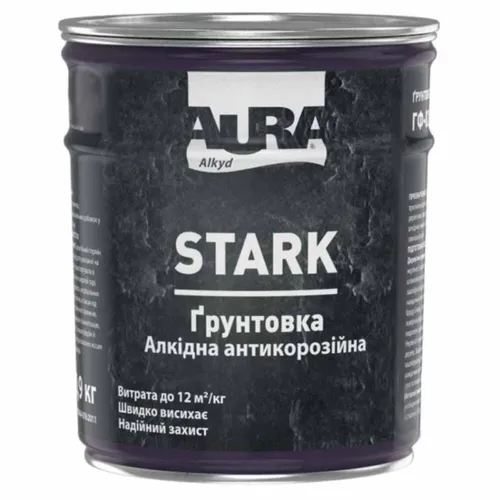 Грунтовка антикоррозионная AURA Stark 2,8кг белая матовая - PRORAB