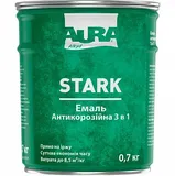 Грунт-эмаль 3 в 1 антикоррозионная AURA STARK зеленая 0,7 кг - PRORAB