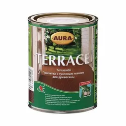 Масло для дерева AURA Terrace 0,9л коричневое - PRORAB