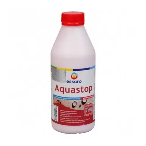 Грунтовка-концентрат упрочняющая ESKARO Aquastop Professional розовая 0,5л - PRORAB