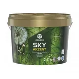 Краска ESKARO Akzent Sky 2,7л белая для потолка. - PRORAB