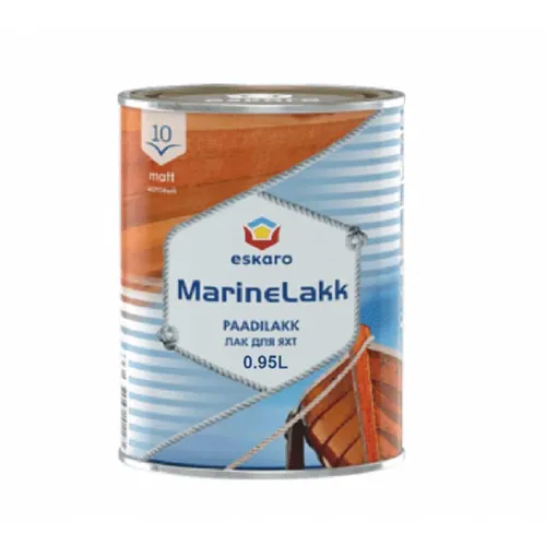 Лак ESKARO Marine lakk 10 TIX яхтенный алкидно-уретановый 0,95л бесцветный - PRORAB