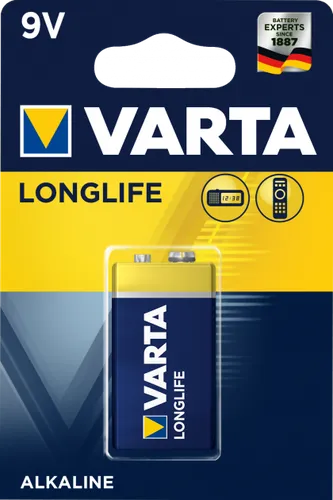 Батарейка VARTA LONGLIFE 6LR61 BLI 1 - PRORAB
