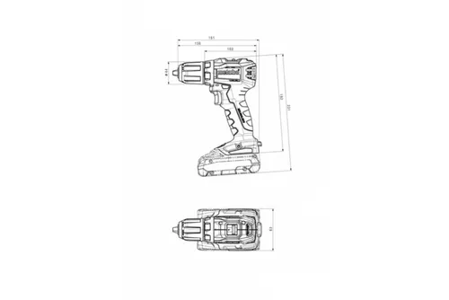 Дрель-шуруповерт аккумуляторный METABO SB 18 L BL - PRORAB image-1