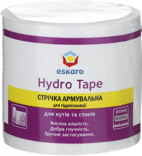 Скотч армированный ESKARO Hydro Tape 20см* 25м - PRORAB