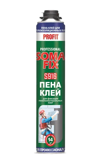 Пена-клей SOMA FIX S916 профессиональная 750мл - PRORAB