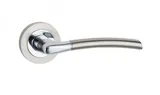 Ручка дверная SIBA ECO OLIMPOS на розетке А01 мат.никель-хром А20 0 22 07 - PRORAB image-12