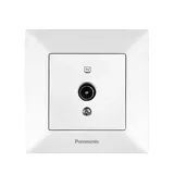 Розетка TV PANASONIC Arkedia Slim конечная белая WNTC0451-2WH-UA - PRORAB image-2