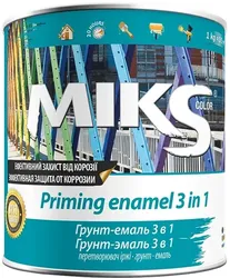 Грунт-эмаль MIKS 3 в 1 0.8кг зеленый - PRORAB image-2