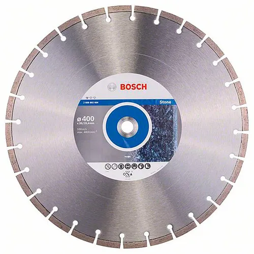 Алмазный отрезной круг по бетону Bosch PF Concrete (400х20/25.4) (2608602545) - PRORAB