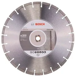 Алмазный отрезной круг по бетону Bosch PF Concrete (350х20/25,4) (2608602544) - PRORAB image-1