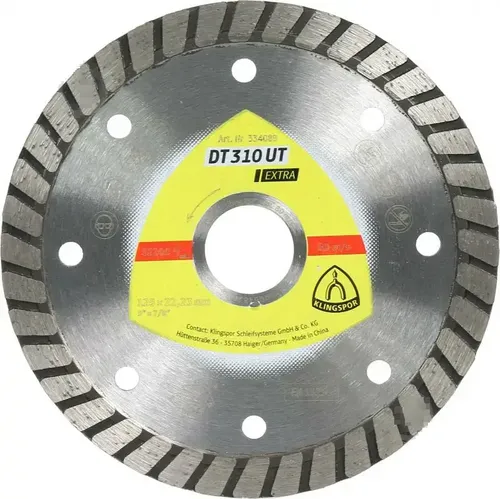 Диск алмазный Клингспор турбо DT310UT 125*2*22.2 - PRORAB