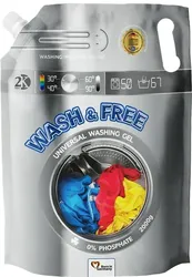 Гель для стирки Wash and Free универсальный дой-пак 2кг - PRORAB image-11