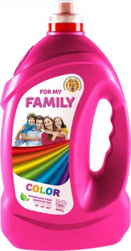 Гель для стирки For My Family для цветных вещей 4л - PRORAB