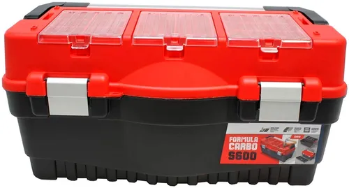 Ящик для инструментов HAISSER Formula Carbo красный S600 ALU 547*271*278мм 90065 - PRORAB