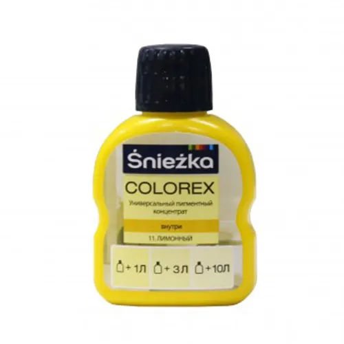 Краситель SNIEZKA Colorex 100мл 11 лимонный - PRORAB image-1