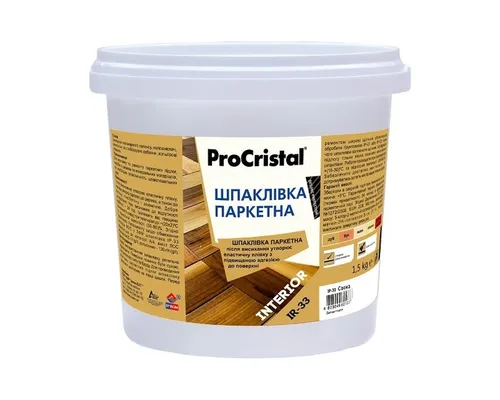 Шпаклевка паркетная ProCristal 1,5кг сосна - PRORAB