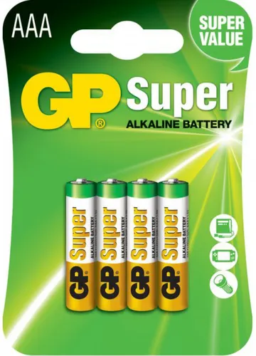 Батарейка GP 24A-U4 Alkaline микропальчик LR03 - PRORAB image-1