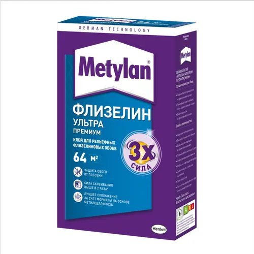 Клей для обоев METYLAN Флизелин 250г - PRORAB