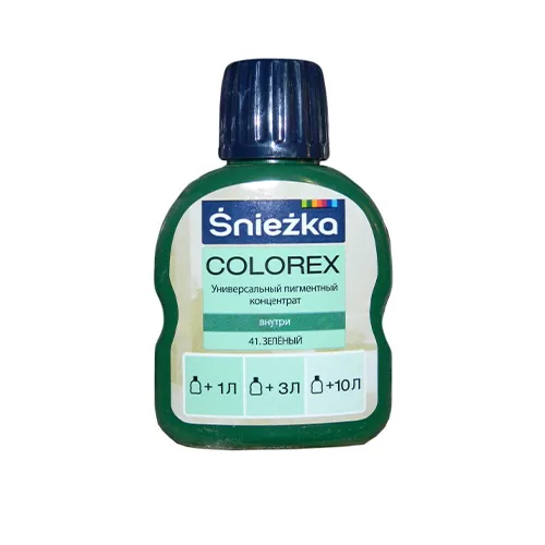 Краситель SNIEZKA Colorex 100мл 41 зеленый - PRORAB image-1